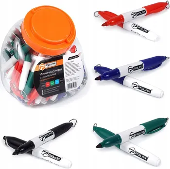 MINI FIXY POPISOVAČE STAVEBNÍ PERMANENTNÍ BARVY POLAX 80 KS