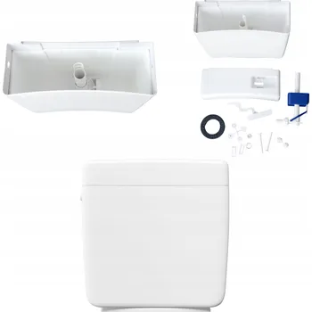 WC splachovadlo spodní bílé