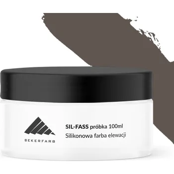 Fasádní barva Fasádní Barva 100ml silikonová Antracit hnědá (7005-Y50R)