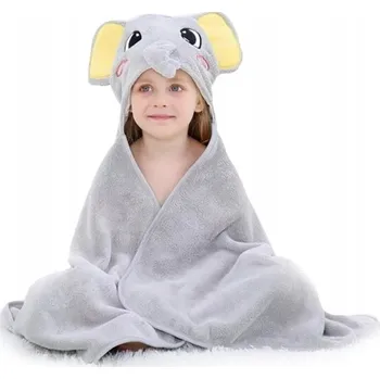 Kryt s kapucí Michley 70 x 120 cm šedý