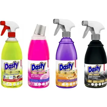 Dasty Sada čisticích prostředků - odstraňovač vodního kamene, odmašťovač, gel na WC Super Polisher