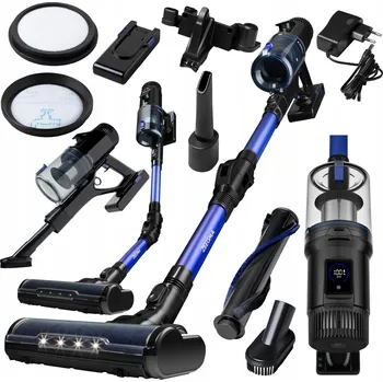 Vysavač Stojanový Tyčový vysavač Zeegma Zonder Klaar Hepa modrý