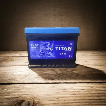 Autobaterie Autobaterie TITAN Power EFB, 60Ah, 12V, 550A