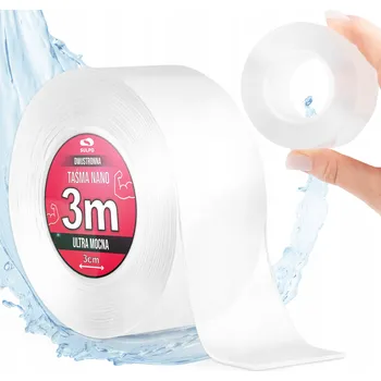 Lepicí páska VODĚODOLNÁ oboustranná NANO páska 3m x 3cm – univerzální, pro domácnost i kancelář