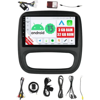 Autorádio 2DIN AUTORÁDIO S NAVIGACÍ ANDROID pro Opel Vivaro B / Renault Trafic 3 III, 3/32 GB, DSP