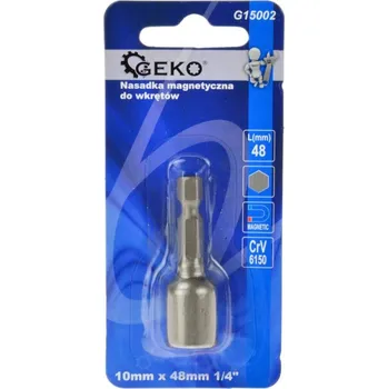 Gola hlavice GEKO Magnetická krytka pro šrouby 1/4"/Farmer 10mmx48mm (200)