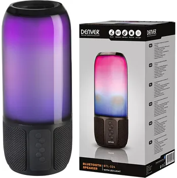 Bluetooth reproduktor Přenosný reproduktor Denver BTL-324 černý 10 W