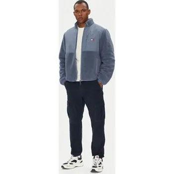 Tommy Jeans Bunda pro přechodné období Novelty DM0DM21682 Modrá Regular Fit XXL