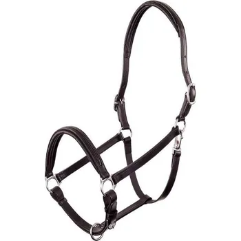 Kožená ohlávka PREMIERE Florennes černá PONY