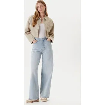 Pánská větrovka Tommy Jeans Jeansová bunda Flag DW0DW21431 Béžová Regular Fit L