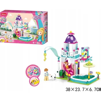 ostatní stavebnice Sluban 22 8 dílů Stavebnice se skluzavkou