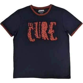 Zahraniční hudba Merch The Cure: The Cure Unisex Ringer T-shirt: Logo (small) S