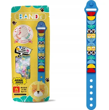 ostatní stavebnice Wange DOTS 6501N Stavební Stavebnice Náramek Zvířátka 29 dílů