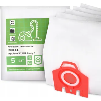 Sáček do vysavače 5x SÁČEK do VYSAVAČE Miele HyClean 3D Efficiency F Syntetický SÁČKY G9