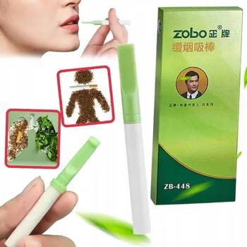 Mátový Filtr na Cigarety Zmírňující Závislost na Nikotinu Bez Nikotinu 2ks