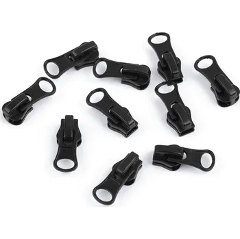 Zip Jezdec ke kostěným zipům No 3, malé, 1 černá