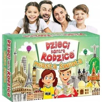 Desková hra Stolní hra DĚTI PROTI RODIČŮM MĚSTA SVĚTA RODINNÁ HRA STOLNÍ HRY PRO DĚTI SPOLEČENSKÉ HRY STRATEGICKÁ HRA PÁRTY HRY PRO CELOU RODINU SADA Kangur