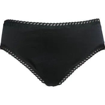 Menstruační kalhotky Anaé by Ecodis Menstruační kalhotky Panty na slabou menstruaci - černé S - z certifikované biobavlny