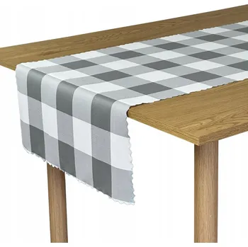 ubrus Odolný běhoun na stůl Alice Krata Šedý, 50x160 cm