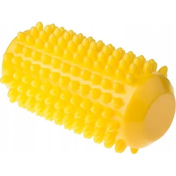 Masáž Masážní váleček s výstupky Tullo 12,8 cm x 6 cm žlutý
