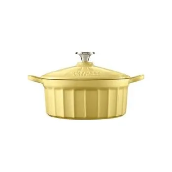 Pánev BUYDEEM CP521, Enameled Cast Iron Dutch Oven 2,9L, color Mellow Yellow