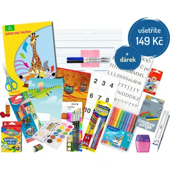 Set školních potřeb Balíček školních potřeb pro 1. třídu - MAXI