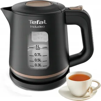 Rychlovarná konvice Rychlovarná konvice Tefal KI533811 Includeo, kompaktní, 2400 W, černá