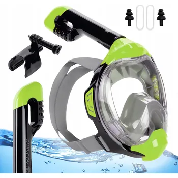 Potápěčská maska Potápěčské Brýle potápěčská potápěčské brýle Aquastic KAI zelená