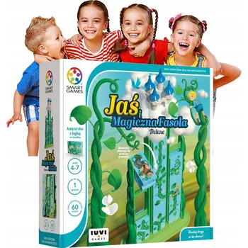 Desková hra Desková hra SMART GAMES Honza a kouzelná fazole HRAČKA ROZVOJOVÁ HRA EDUKAČNÍ SADA EDUKAČNÍ HRAČKY PRO DĚTI LOGICKÉ HÁDANKY HRY PRO LOGICKÉ MYŠLENÍ IUVI Games