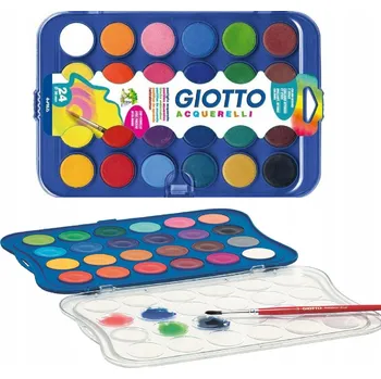Vodová barva Akvarelové barvy Giotto 24 ks x 1 ml
