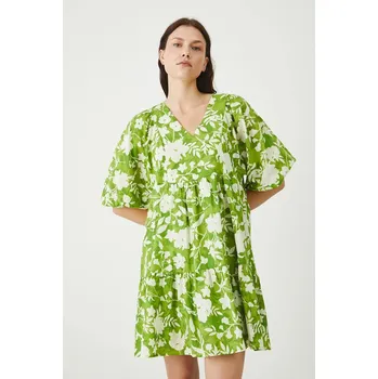 Dámské šaty Šaty Medicine zelená barva, mini, oversize RS25.SUD0B2 71A, vel. S