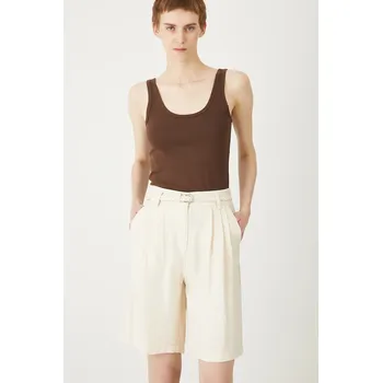 Dámské kraťasy Kraťasy Medicine dámské, béžová barva, high waist RS25.SZDC02 08X, vel. L