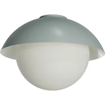 OSMONT LUK60516 LUKIDA 3 stropní/nástěnné skleněné svítidlo šedá / bílá IP65 4000 K 27W LED