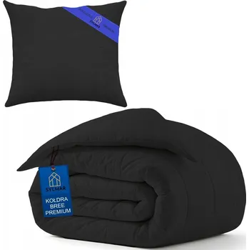 přikrývka SADA: CELOROČNÍ ANTI-ALERGICKÁ CELOROČNÍ PŘIKRÝVKA 140x200 + POLŠTÁŘ 70x80 ČERNÁ