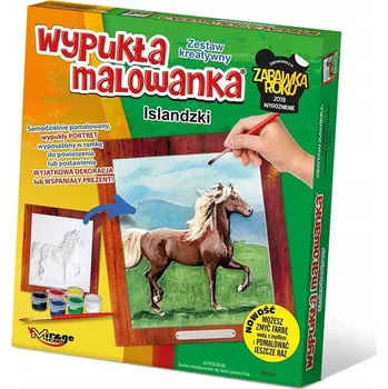 omalovánky Omalovánky pro děti - Vystouplé obrázky - Islandští koně