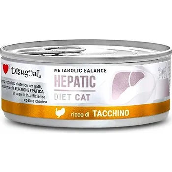 Krmivo pro kočku Disugual Krmivo mokré pro kočky veterinární HEPATIC krůta 85 g