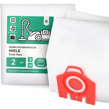 Sáček do vysavače 2x SÁČEK do VYSAVAČE Miele Turbo Team Syntetický Objemný TAŠKA SÁČKY G9