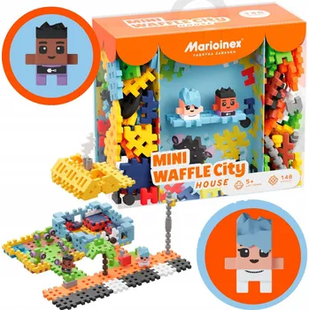 ostatní stavebnice Stavebnice Mini Vafle Marioinex 148 dílků - Dům