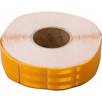 Reflexní páska żółta w segmentach role 45 m