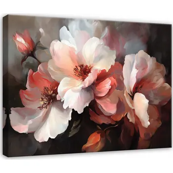 Obraz OBRAZ KVĚTINY 3D MODERNÍ DO LOŽNICE OBÝVÁKU KUCHYNĚ NA PLÁTNĚ 40x30