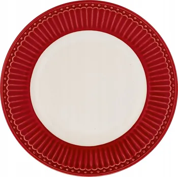 Talíř Dezertní talířek Alice Red Green Gate, 17,5 cm