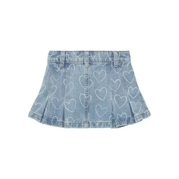 Dámská sukně United Colors Of Benetton Džínová sukně 49DAG0012 Modrá Regular Fit 110