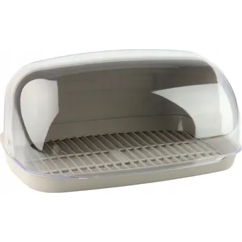 chlebník Jednodílný chlebník Viking bezbarvý, béžový plast