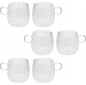 Sklenice Sklenice na kávu a čaj Homla 250 ml 6 ks