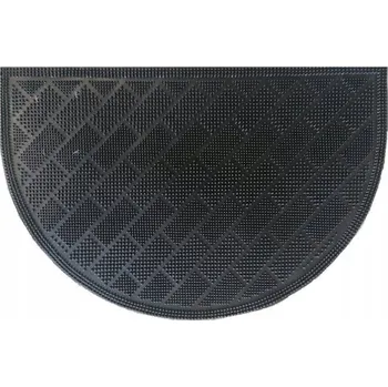 Rohožka Gumová rohožka půlkruhová Mix Mat 03 45x75 cm
