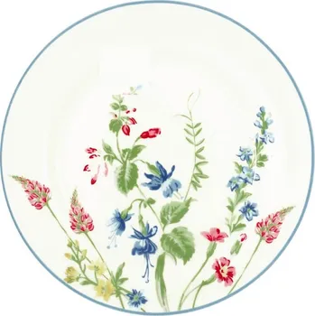 Talíř Dezertní talíř Elwin White Green Gate, 20,5 cm