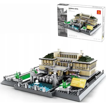 ostatní stavebnice Stavební Stavebnice Wange 5226 - Hotel Imperial v Tokiu, 1373 dílků