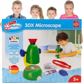 Dětský mikroskop TM Toys VĚDECKÁ SADA MALÝ GÉNIE MŮJ PRVNÍ MIKROSKOP
