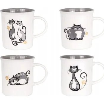 Hrnek Veroni KOČKY porcelánový 330 ml