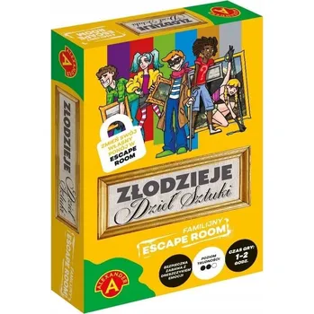 Desková hra Desková hra ESCAPE ROOM 2 ZLODĚJI UMĚLECKÝCH DĚL HRAČKA ROZVOJOVÁ HRA PRO LOGICKÉ MYŠLENÍ EDUKAČNÍ HRA HÁDANKY EDUKAČNÍ HRAČKY PRO DĚTI SADA Alexander